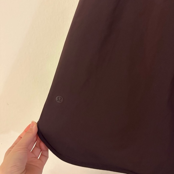 Lululemon On The Fly Skirt *21" Black Satin Size 4 - Picture 7 of 7